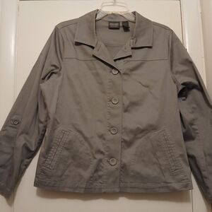 Chico's Gray Utility Jacket